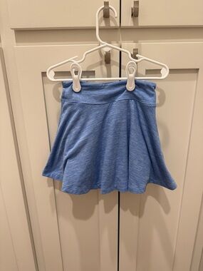 Crewcuts Heathered Blue Circle Skirt